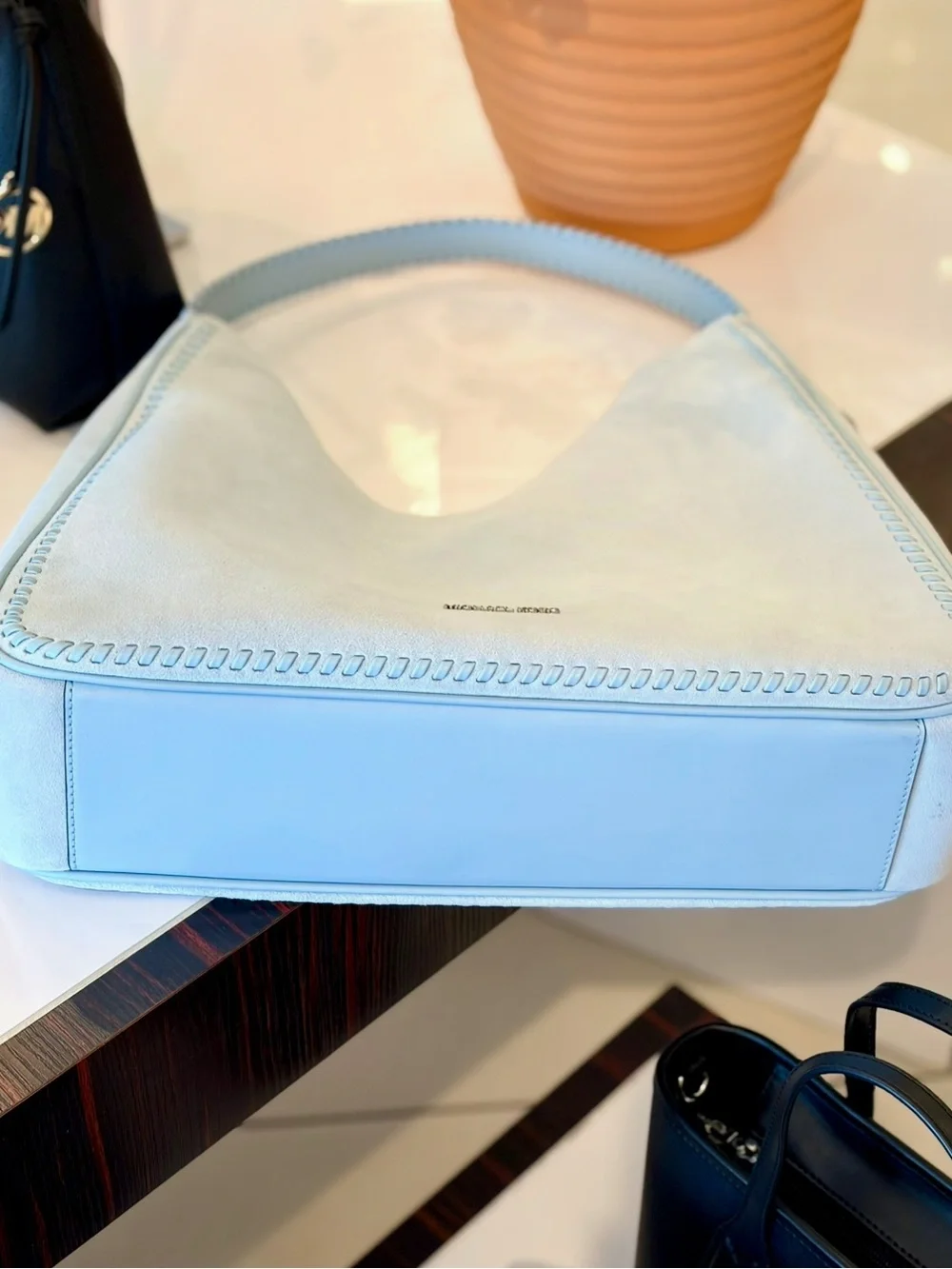 Michael Kors Nayla Medium Suede Hobo Shoulder Bag